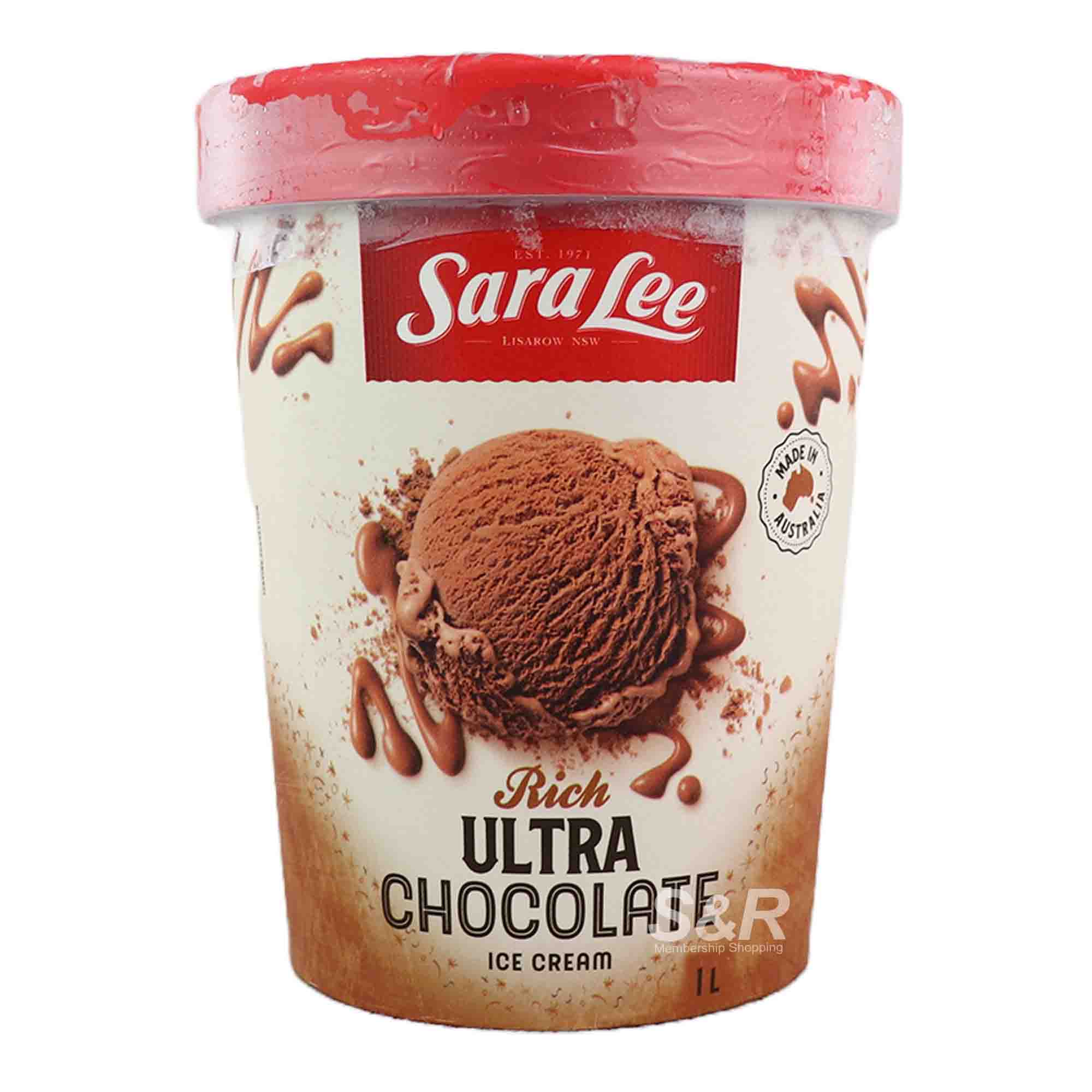 Sara Lee Rich Ultra Chocolate Ice Cream 1L